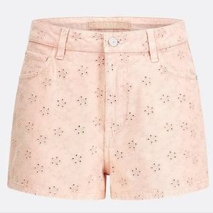 NWT GUESS Eyelet High Rise shorts